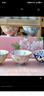 美濃燒（Mino Yaki）日本進(jìn)口陶瓷飯碗4.5英寸木槿花碗5件套 曬單實(shí)拍圖