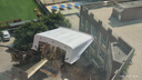 TMJD MISS戶(hù)外攝像頭防雨罩 監控遮雨罩防雨蓋攝像機護罩室外防雨防曬防塵 白色27長(cháng) 寬26cm 曬單實(shí)拍圖