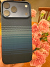 PITAKA適用蘋(píng)果iPhone17ProMax手機殼相機按鍵全包磁吸凱夫拉芳綸碳纖維紋裸機手感編織奢華保護套 月升 曬單實(shí)拍圖