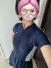 安踏（ANTA）小蠻腰泳衣女士連衣裙式成人保守泳裝修身顯瘦遮肉彈力溫泉泳衣XL 曬單實拍圖