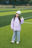 Skechers斯凱奇兒童羽絨服男童女童外套保暖中大童冬裝P425K050 紫色/00EW 120 cm 曬單實(shí)拍圖