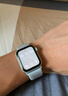 Apple/蘋(píng)果 Watch SE 智能手表GPS款44毫米銀色鋁金屬表殼丹寧色運動(dòng)型表帶M/L MXFC3CH/B 曬單實(shí)拍圖
