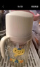 小土豆（potato）PPSU吸管奶瓶一歲以上大寶寶帶手柄重力球吸嘴330ml 奶油白 曬單實(shí)拍圖