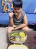 雙槍（Suncha）鈦健康飯盒小學(xué)生上班族可微波爐比316好不銹鋼餐盒1.5L配保溫袋 曬單實(shí)拍圖