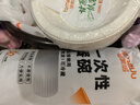 特美居（temeiju）一次性碗食品家用500型50只耐高溫冰粉涼糕碗透明湯碗露營餐具 曬單實(shí)拍圖