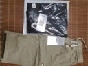 夏洛歐美式純棉休閑褲子男款潮流百搭寬松垂感闊腿帥氣直筒運動(dòng)褲春夏季 2712卡其+2712黑色 L 【推薦110-130斤】 曬單實(shí)拍圖