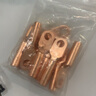 安達通 DT銅鼻子 線(xiàn)鼻子冷壓接線(xiàn)端子紫銅線(xiàn)耳電纜堵油接頭 DT16平方10個(gè) 曬單實(shí)拍圖