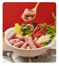 海霸王什錦涮烤套餐10種火鍋食材組合 1023g 牛肉丸香腸蟹味棒魚(yú)豆腐 曬單實(shí)拍圖