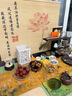 新中式禪意古風(fēng)茶室大尺寸竹簾片掛畫書房客廳玄關(guān)墻壁裝飾畫定制 08-因果 【碳化色】 獨立 180寬*180高（厘米）上下原木軸 曬單實拍圖