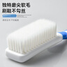 正妙軟毛鞋刷子洗鞋神器多功能清潔刷不傷鞋網(wǎng)面鞋刷 藍色+綠色雙支裝 曬單實(shí)拍圖