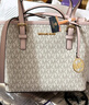邁克.科爾斯（MICHAEL KORS）mk女包 Jet Set菜籃子托特單肩包 粉色35T9GTVT0B  禮物 曬單實(shí)拍圖