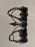 頂妃（DING FEI）暗黑lolita洛麗塔哥特風(fēng)蕾絲項(xiàng)鏈女夸張歐美流行十字架朋克風(fēng) 黑色 蕾絲項(xiàng)鏈  B05-101 曬單實(shí)拍圖