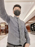 T&Twenties男士正裝商務(wù)西裝領(lǐng)帶拉鏈式新郎結婚免打結手打款灰 灰色斜紋8CM拉鏈款 曬單實(shí)拍圖
