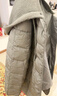 德瑪納【50D棉感仿記憶】冬季輕奢磨砂絨感90鴨絨漸變格紋羽絨服女 曬單實(shí)拍圖