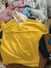 米婭琳 產(chǎn)后哺乳衣外出服秋冬季長(cháng)袖上衣喂奶衣韓版哺乳期衛衣秋裝新款 黃色（春秋款） XL（適合140-160斤） 曬單實(shí)拍圖