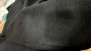 皮爾卡丹（pierre cardin）雙面羊絨大衣女中長(cháng)款西服領(lǐng)雙排扣韓版時(shí)尚2024新款春秋毛呢外套 黑色 S95-105斤 曬單實(shí)拍圖