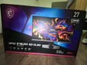 微星（MSI）27英寸 4K240Hz 滿血DP2.1 OLED顯示器 游戲電競(jìng)電腦顯示屏 TYPE-C 98W MPG 272URX QD-OLED流光 曬單實(shí)拍圖
