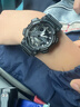 卡西歐（CASIO）手表男學(xué)生運動(dòng)防水雙顯夜光指針數字多功能考試電子石英手表禮物 AEQ-110W-1B黑武士 夜光指針 曬單實(shí)拍圖