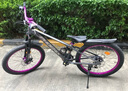 鳳凰山地車(chē)自行車(chē)成年人男士女士學(xué)生變速碟剎減震全軸承山地自行車(chē) 月光銀/碳鋼架/鋁合金雙層輻條輪 24英寸（身高145-170左右） 24速-標準變速 曬單實(shí)拍圖