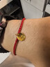 菜百首飾 黃金手鏈 足金古法“金榜題名”紅繩編織國風(fēng)手鏈 計價(jià) GF 黃金手鏈 約1.30g 曬單實(shí)拍圖