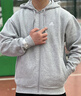 adidas休閑舒適寬松加絨連帽夾克外套男女秋冬阿迪達(dá)斯官方輕運(yùn)動(dòng) 中麻灰   L 曬單實(shí)拍圖