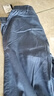 VUUG冰絲休閑褲男款夏季天絲薄款直筒寬松大碼牛仔長(cháng)褲子 2XL   藍色 曬單實(shí)拍圖