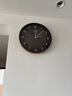 SEIKO 日本精工時(shí)鐘掛墻鐘表12英寸30cm鋁制鐘面客廳臥室掛鐘 曬單實(shí)拍圖