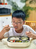 雙槍（Suncha）鈦健康不銹鋼飯盒學(xué)生上班族可微波爐餐盒比316好1.5L配保溫袋 曬單實(shí)拍圖