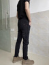 馬克華菲高端牛仔褲男士秋冬季新款韓版修身小腳彈力輕奢休閑長(cháng)褲子男 1048黑色 31 曬單實(shí)拍圖