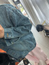 梵闋牛仔外套女復古水洗學(xué)生早春秋新款韓版港風(fēng)設計感短款小個(gè)子上衣 復古藍 M 建議105-125斤 曬單實(shí)拍圖