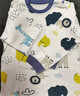 歡喜小熊6個(gè)月-3歲男寶寶秋季內衣套裝嬰兒春秋全棉A類(lèi)分體女寶秋衣秋褲套 曬單實(shí)拍圖