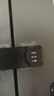 百蒂安免打孔門(mén)鎖密碼插銷(xiāo)鎖柜門(mén)暗鎖柜子鎖櫥柜鎖衣柜密碼鎖雙開(kāi)木門(mén) 黑色（密碼鎖）送螺絲+免釘膠 曬單實(shí)拍圖