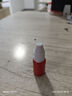 印泥快干印臺紅色印泥辦公用品水性印尼按手印指紋便攜式圓形速干 圓紅80mm-水性-大號 紅色印油-1瓶10ml-無(wú)印盒 曬單實(shí)拍圖
