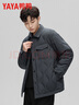 鴨鴨襯衫領(lǐng)羽絨服男冬季2025時(shí)尚保暖薄款男女同款輕薄戶(hù)外休閑外套男 曬單實(shí)拍圖