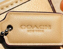 蔻馳（COACH）【官方授權店】女士city15小號單肩斜挎包托特包送女友禮物 CW032SVPWH淺卡其豆沙粉 曬單實拍圖