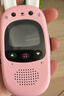 柯能（KENENG） [一臺裝] 兒童對講機 5000公里全網(wǎng)通全國通話(huà) 家用情侶異地戀神器 親子互動(dòng)早教玩具男女孩禮物 GM-168（兔子） 曬單實(shí)拍圖