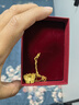 中銀億金花絲蝴蝶黃金項(xiàng)鏈女古法足金吊墜掛墜生日中秋節(jié)禮物送女友老婆 古法花絲蝴蝶吊墜+足金鏈-活動(dòng)款【金重約5.2g】 曬單實(shí)拍圖