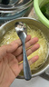 光多拉元寶勺子316L不銹鋼寶寶輔食勺兒童長(cháng)柄喂飯勺子調羹喝湯匙 曬單實(shí)拍圖
