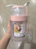 川島屋（KAWASIMAYA）川島屋便攜式沙拉杯外帶蔬菜減脂輕食杯子水果燕麥酸奶奶昔早餐杯 粉色減脂沙拉杯(小號) 曬單實(shí)拍圖