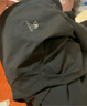 駱駝（CAMEL）薄絨風(fēng)衣女戶外防潑水修身梭織外套 J23CAYL6066 幻影黑 L 曬單實(shí)拍圖