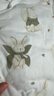 童泰（TONGTAI）嬰兒蝴蝶衣秋冬0-6月寶寶連體夾棉爬服TS43D209-DS綠色66cm 曬單實(shí)拍圖
