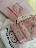 山頭林村hello kitty女包 凱蒂貓雙肩包時(shí)尚印花鏈條女包包設計感百搭迷你 淺粉色+禮品袋 曬單實(shí)拍圖