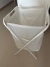 宜家（IKEA）JALL加爾帶架洗衣用袋收納筐洗衣籃可折疊家用儲(chǔ)物袋學(xué)生宿舍 帶架洗衣用袋 50公升 曬單實(shí)拍圖
