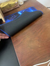 靈蛇（LINGSHE)鼠標墊 320*270*2mm家用辦公游戲電腦桌墊  精密包邊防滑  可水洗  P03藍色 曬單實(shí)拍圖