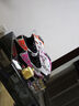 LS2情侶摩托車(chē)頭盔男女機車(chē)賽車(chē)四季全盔兒童盔防霧大尾翼802 特白/粉紅摩擦 XL(建議55-56頭圍) 曬單實(shí)拍圖