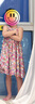 迪士尼女童夏裝碎花連衣裙夏季新品連衣裙子女童夏季2025新款兒童裝衣服 曬單實(shí)拍圖