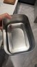 三四鋼316L不銹鋼保鮮盒食品級飯盒餐盒冰箱冷凍分裝1000ml3個裝W373512 曬單實拍圖