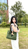 CharisKitty小c&k包包女包2025年新款托特包通勤大容量單肩包生日圣誕節禮物 綠色【節日送禮可代寫(xiě)心意賀卡】 曬單實(shí)拍圖