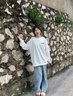 WASSUP官方店潮牌字母logo美式重磅衛衣男女款春秋寬松休閑打底圓領(lǐng)上衣 白色（加絨保暖款） M 曬單實(shí)拍圖