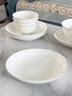 NINE CRANES高顏值景德鎮銀邊碗具家用陶瓷現代簡(jiǎn)約碗盤(pán)組合碗家用餐具整套 曬單實(shí)拍圖